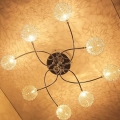 8-light modern chandelier , controller
