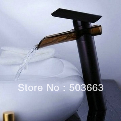 Oil Rubbed Black Bronze Bathroom Basin Kitchen Sink Mixer Tap Faucet YS-1016