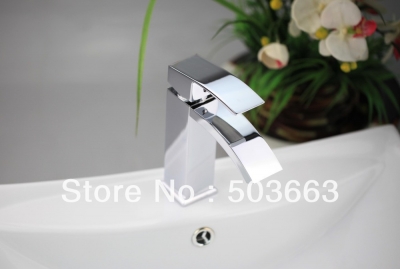 PRO Single Hole Deck Mount Bathroom Basin Faucet Brass Mixer Tap H-004
