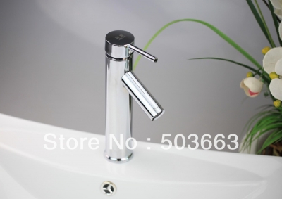 PRO Single Hole Deck Mount Bathroom Basin Faucet Chrome Mixer Tap H-003