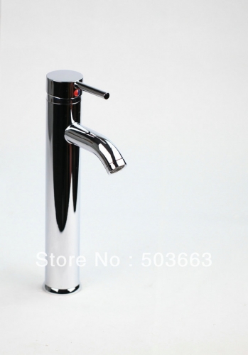 Perfect Single Hole Surface Mount Bathroom Basin Brass Faucet Chrome Mixer Tap H-019