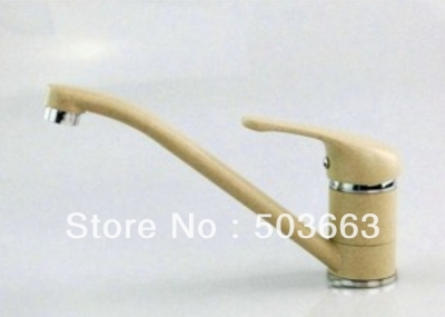 Single Handle Spray Painting Finish Kitchen Sink Brass Mixer Tap Swivel Faucet L-526