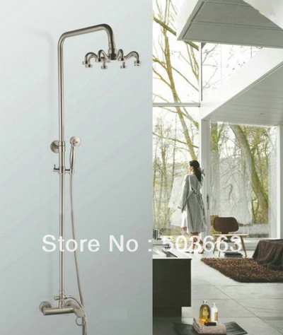 Wholesale New Antique Brass Wall Mounted Rain Shower Faucet Set S-620