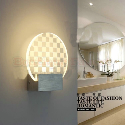 ac85-265v 7w led led wall lamp bedroom bedside lamp modern minimalist living room wall lamp aisle lights ca402