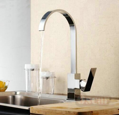 full copper kitchen faucet and cold taps sink faucet plated faucet 360 degree rotation