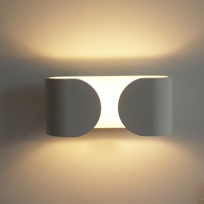 led wall lamp whtie painting warm white light 90-265v led wall sconces for hallway bedroom