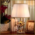 modern europe quality crystal desk lamp lighting bedroom bedside lamp luxury fashion crystal table lamp abajur e14 bulb