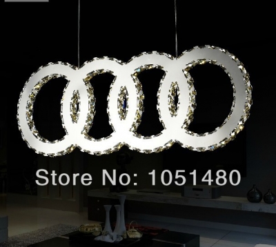 most popular dinning room led crystal pendant lights , modern crystal industrial lamp l800*w300mm