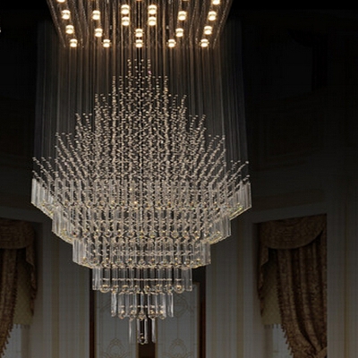 new large modern chandeliers crystal lamp pendant designer chandelier for el and home [modern-crystal-chandelier-5182]