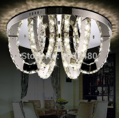 new luxury rings design round ceiling led chandelier crystal lamp home lighting dia60/dia80cm [led-chandelier-5272]