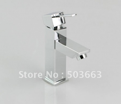 single hole bathroom tap polished chrome brass finish basin waterfall mixer faucet YS7700