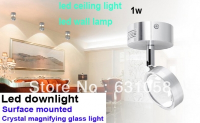 1w wall lamp modern crystal magnifying glass lighting indoor decoration light,adjustable angle,stair lights,