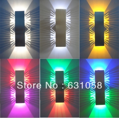 2*1w led wall lamp high power led,modern minimalist bedroom living room decorative lighting 100-240v energy saving