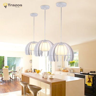2016 indoor creative design pendant lights with cord home lighting luminarias para sala de jantar white black iron pendant light [dining-room-2780]