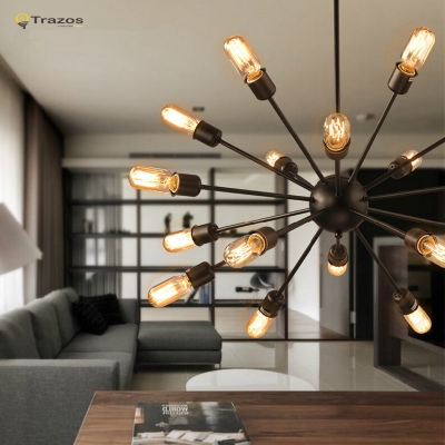 2016 vintage pendant light lamp loft creative personality industrial lamp edison bulb american style for living room [dining-room-2782]