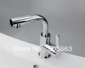Brand New Chrome Finish Single Hole Bathroom Basin Sink Faucet Mixer Tap Vanity Faucet L-159