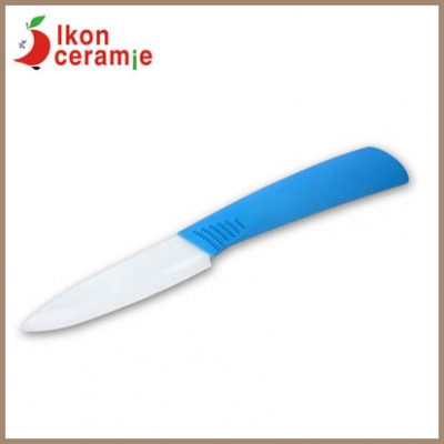 China Ceramic Knives,4 inch 100% Zirconia Ikon Ceramic Fruit Knife.(AJ-4001W-BBL) [Ceramic Fruit Knife 86|]