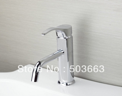 Concept Single Hole Bathroom Basin Swivel Faucet Brass Mixer Taps Vanity Faucet Chrome L-6061