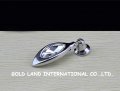 L72xW23xH17mm Free shipping K9 crystal glass furniture drawer cabinet handles