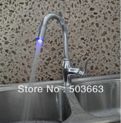 New Free Shipping Led Kitchen Sink Bathroom Basin Mixer Tap Faucet S-681