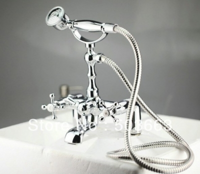Wholesale Chrome Telephone Faucet Counter Table Mounted Bathtub Mixer Tap S-605