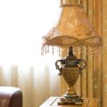 high quanlity carved pansy flower modern fashion bedroom lamp decoration table light table lamps for living room