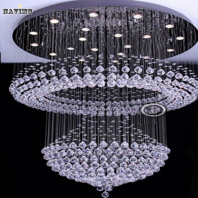 large el lighting dia80*h140mm modern design lustre crystal chandelier for ceiling
