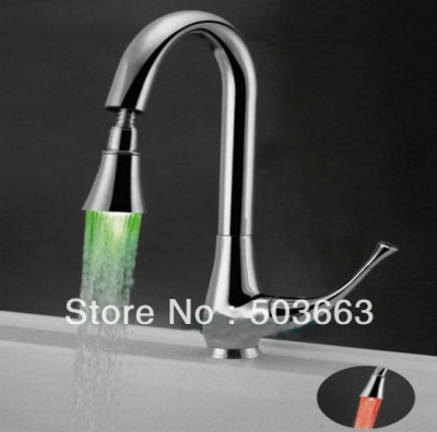 led kitchen faucet mixer tap 3 colors b082 [Kitchen Led Faucet 1700|]