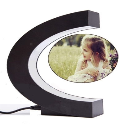 magnetic levitation floating po frame novelty gift led light cool toy,display of po/picture [lighter-4136]