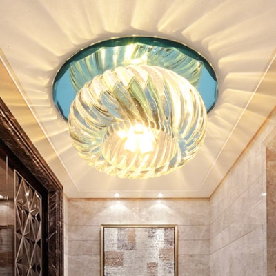 modern led ceiling light for living room surface mounted crystal abajur round ceiling light crystal d10cm 110v/220v-240v [aisle-ceiling-lights-3410]
