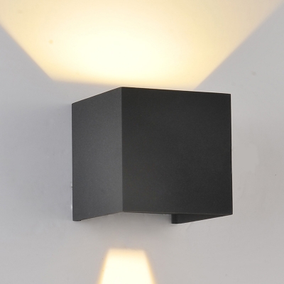 modern led wall light led wall lamp led wall sconces white or black ip44 waterproof light outdoor wall light