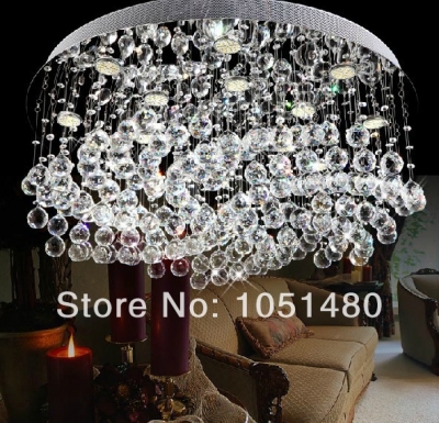 new round lustre crystal ceiling lamp,modern living room crystal light [modern-crystal-ceiling-light-5116]