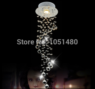 nice spiral crystal lamp mini chandelier crystal home lighting dia200*h650mm [modern-crystal-chandelier-5355]