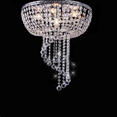 on modern minimalist bedroom luxurious new led crystal chandelier living room ac85-260v [modern-pendant-light-7092]
