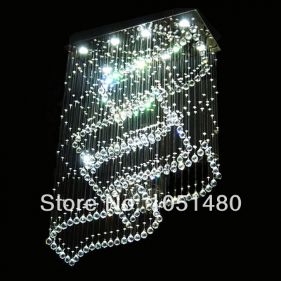 s flush mount modern crystal pendant lights , luxury el lobby lamps [modern-crystal-chandelier-4859]