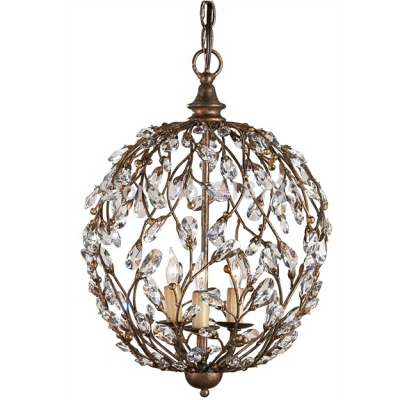 selling crystal bud sphere traditional chandelier [pendant-lights-5980]