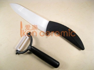 5 set / lot High Quality Zirconia New 100% 2-piece Ikon Ceramic Knife set (Free Shipping)