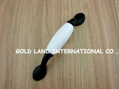 96mm Free shipping ceramic zinc alloy modern classic handle kitchen cabinet furniture handle