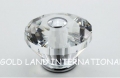 D50mm Free shipping pure brass top quality K9 crystal glass drawer knob wardrobe knob simple new style