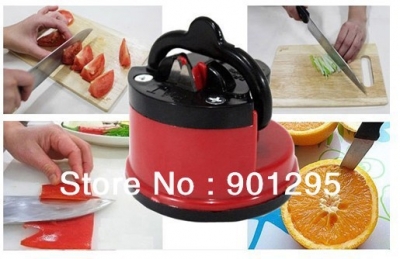 FREE SHIPPING 1pc kitchenware Knife Sharpener Scissors Grinder Secure Suction Chef Pad Kitchen Sharpening Tool