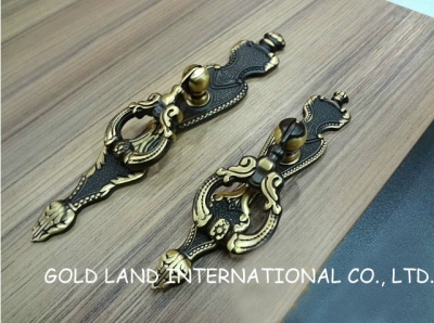 L117mm Free shipping pure copper good quality European furniture handle / drawer handle