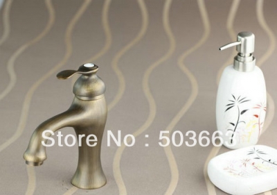 New Antique Brass Bathroom Faucet Basin Sink Spray Mixer Tap S-870 [Antique Brass Faucets 141|]