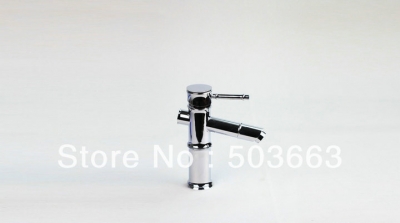 PRO Unique Bamboo Deck Mount Bathroom Basin Faucet Chrome Tap H-023 [Bathroom faucet 394|]