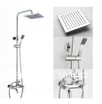 Wholesale Chrome brass Wall Mounted Rainfall Claw Shower Head Faucet Shower Set S-661 [Shower Faucet Set 2224|]