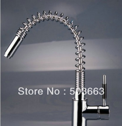 Wholesale New Single Handle Brass Kitchen Faucet Basin Sink Pull Out 79CM Spray Mixer Tap S-820