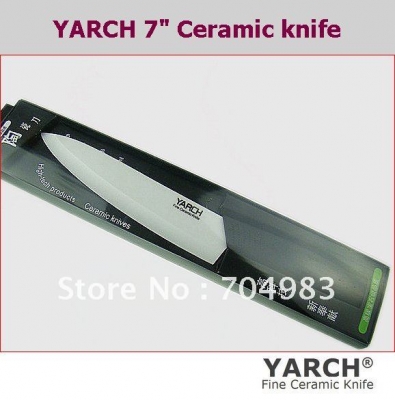 YARCH 7" Ceramic Knife ,1pcs 7inch kitchen knife with retail box , 7" Ceramic knives , CE FDA certified