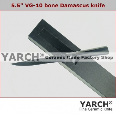 YARCH kitchen accessory,5.5 inch bone Damascus Knife,Japanese Original VG-10 damascus steel knife,kitchen knife