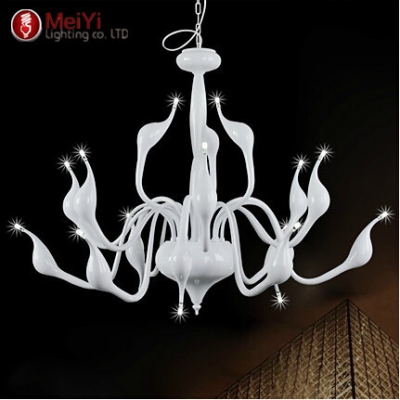 art deco decorate 18 lights swan chandelier and pendants living room candle lamps luxury crystal chandelier for nobleness el