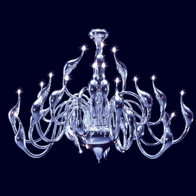 fedex 36 lights swan neck metal pendant lamp ,modern dinning lamp lighting chandelier led [modern-chandelier-5589]