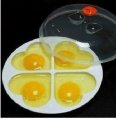 free shipping Heart-shaped microwave steamed egg dish/four steamed egg mould egg tools